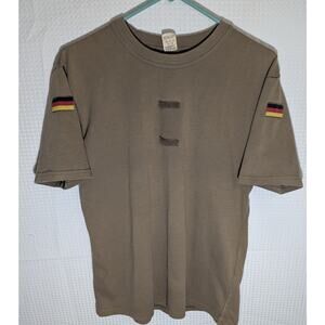 German Army Shirt Olive DEU Flag Tactical Bundeswehr Surplus Size 52/46 2014